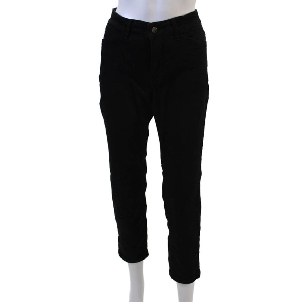 Dream Jeans Women Ankle Cropped Mid-Rise Black Jeans Size 27